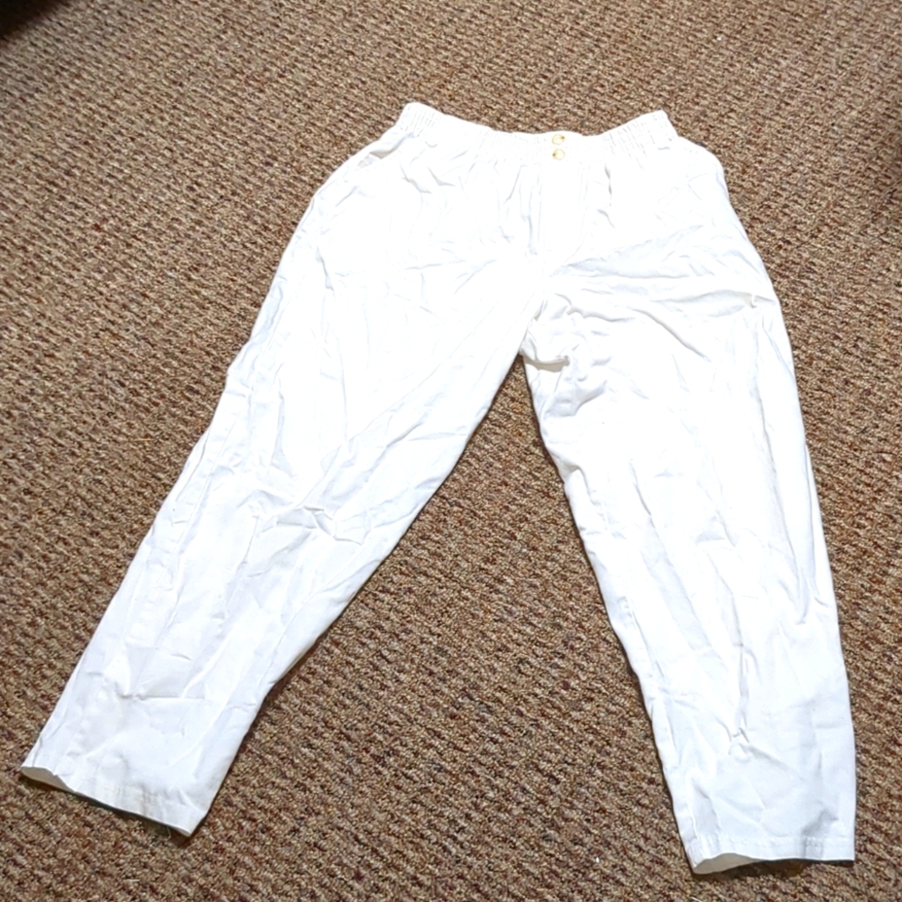White Bobbie Brooks Pants